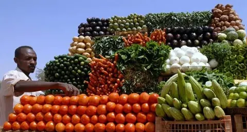 أسواق الخضر والفاكهة في السودان مع مقارنة أسعار المنتجات المصرية والمحلية في وادي حلفا، وسط توقعات بتأثير زيادة المعروض عبر معبر أشكيت على أسعار الخضروات.
