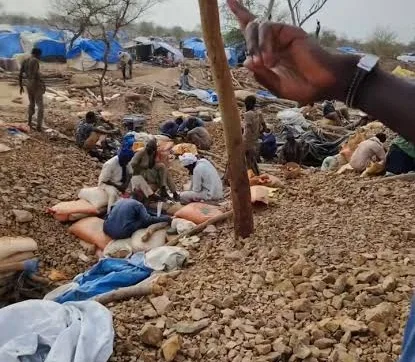 هجوم مسيرات على مناجم الدهب
