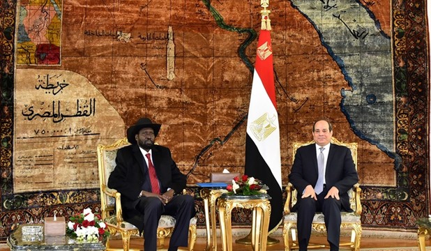 السيسي سلفاكير جنوب السودان مصر