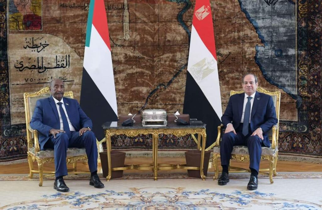 مباحثات البرهان. السيسي. المندرة نيوز 1024x668 1