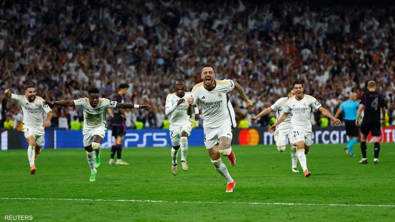 ريال مدريد يقصي البايرين ويضرب موعدا مع دورتموند 1 ريال مدريد بايرن ميونخ