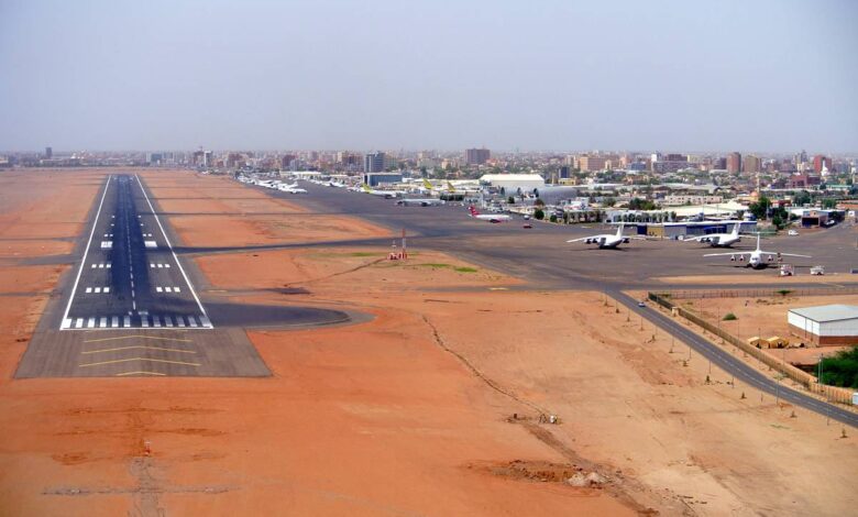 مطار الخرطوم الدولي المجال الجوي للسودان