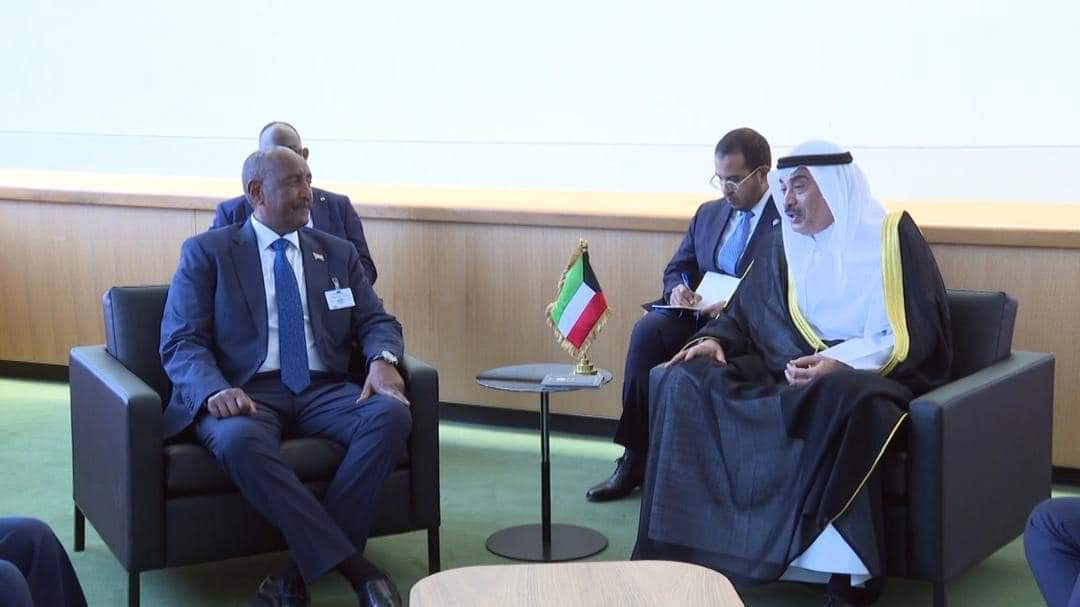 تفاصيل لقاء البرهان بولي العهد الكويتي بنيويورك 1 البرهان ولي العهد الكويتي