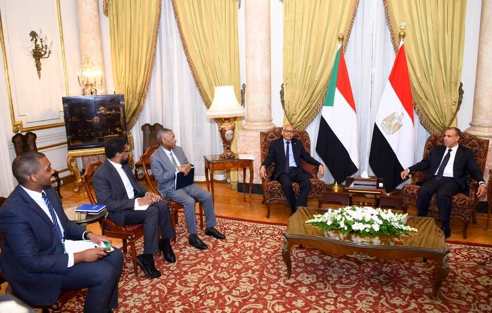 ‪وزير الخارجية السوداني والمصري