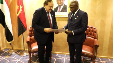 وزير الخارجية السوداني والكيني 1