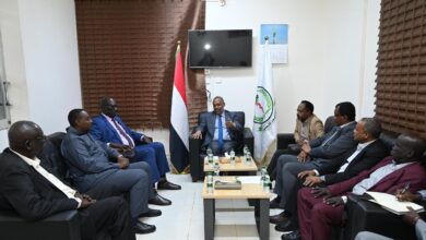 وزير الصحة الإتحادي وحاكم إقليم النيل الأزرق