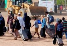 ‪نازحين في السودان