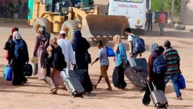 ‪نازحين في السودان
