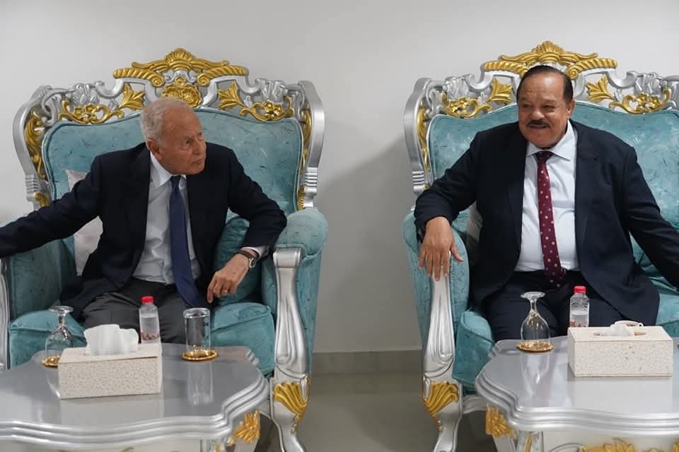 حكومة السودان تضع طلب صعب أمام أمين الجامعة العربية .. هل يقبل التحدي؟ 1 وزير الخارجية السوداني وأحمد أبوالغيط
