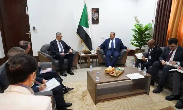 أبرز بنود المبادرة التركية للصلح بين السودان والإمارات 1 وزير الخارجية السوداني ونائب الخارجية التركي برهان