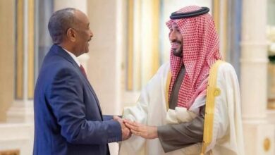 البرهان ومحمد بن سلمان