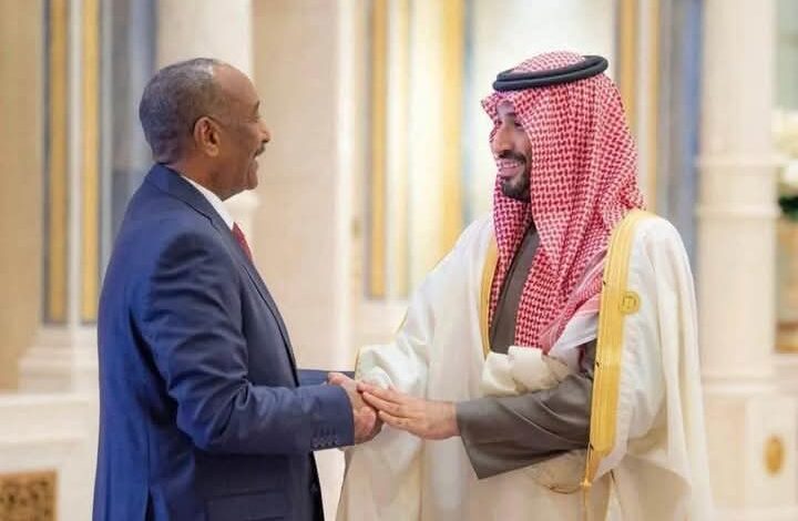 البرهان ومحمد بن سلمان