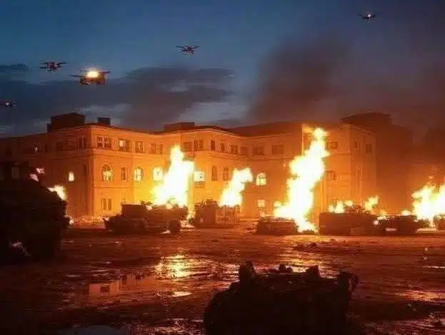 تحرير القصر الجمهوري ... قائد لواء البراء بن مالك يبشر1 1 تحرير القصر الجمهوري.jpg