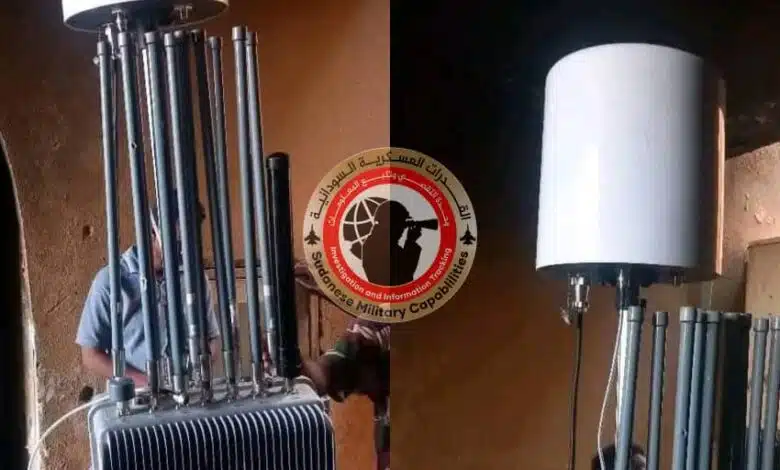 الجيش السوداني يستولي على أجهزة عسكرية إستراتيجية من المليشيا 1 منظومة تشويش على المسيرات الدعم السريع