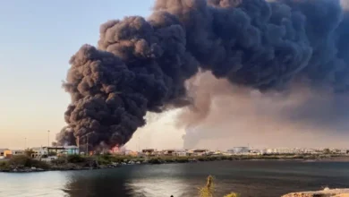 استهداف الميناء الجنوبي بورتسودان بطائرة مسيرة
