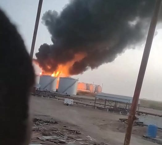 بالفيديو ... حرائق ضخمة في مدينة بورتسودان 1 بالفيديو ... حرائق ضخمة في مدينة بورتسودان