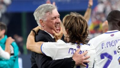 وداع انشيلوتي ولوكا مودريتش