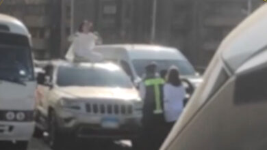 القبض على فتاة كوبري أكتوبر