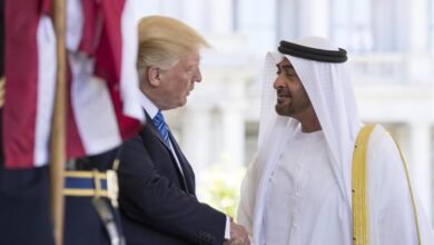 ترامب محمد بن زايد