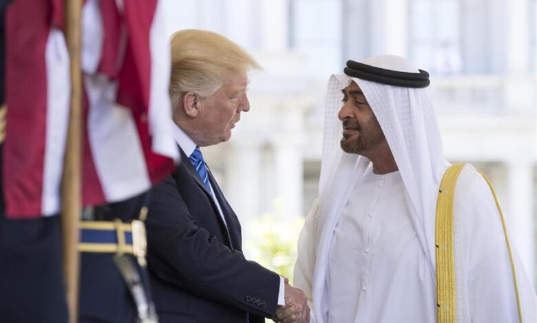 ترامب محمد بن زايد