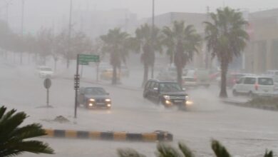 رياح شديدة وأمطار غزيرة.. هل يوجد إعصار في إسكندرية