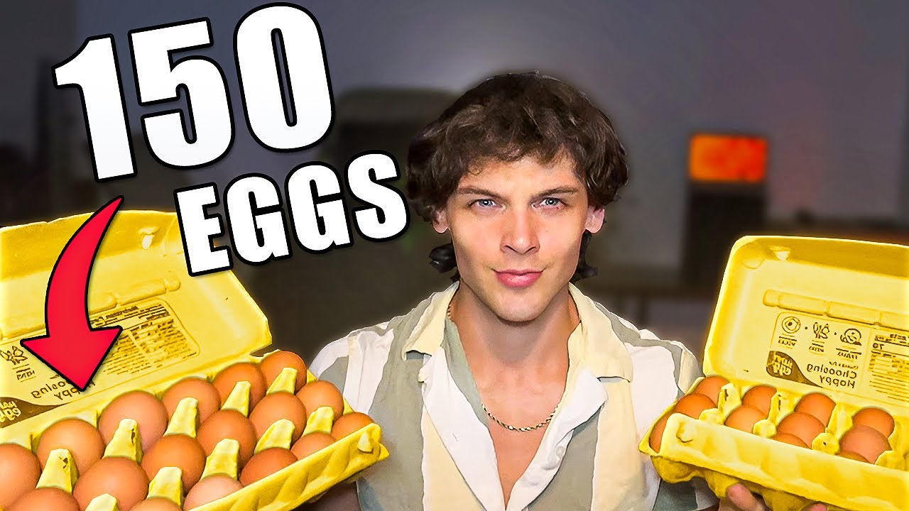 رجل يتحدى نفسه بأكل 150 بيضة في 5 أيام والنتيجة غير متوقعة 1 رجل يتحدى نفسه بأكل 150 بيضة في 5 أيام والنتيجة غير متوقعة
